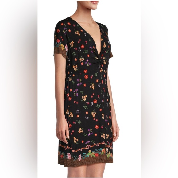 NWT Johnny Was Nani Twist Floral Front Swing Midi Dress Size X Large - Picture 5 of 11
